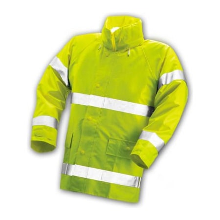 Tingley Tingley J53122 Comfort-Brite Jacket, Fluorescent Lime, 2XL J53122.2X